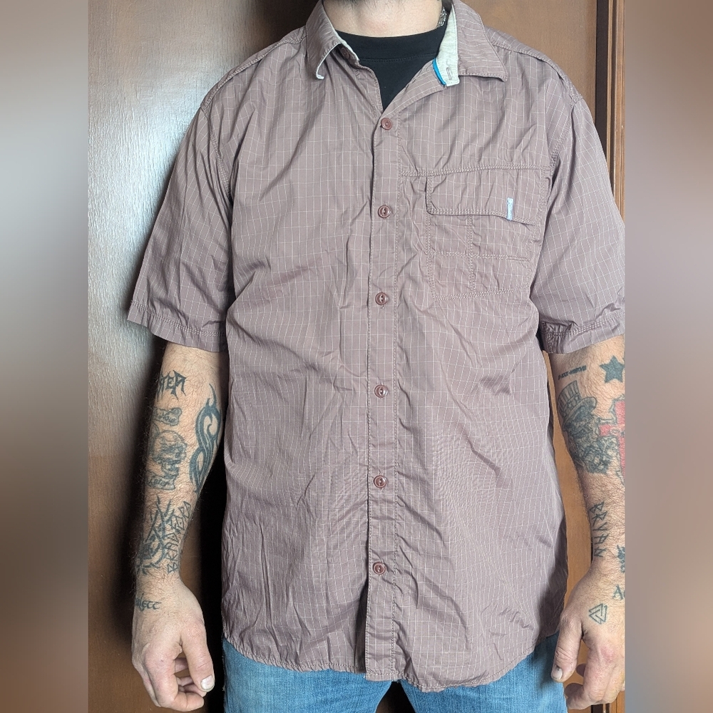 Columbia Omni-Shade Short Sleeve Shirt XL | Breathable Outdoor Hiking Top